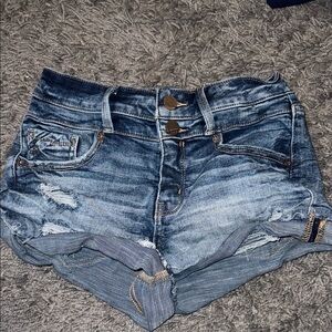 Denim Blue Women's Shorts (WORN ONCE)